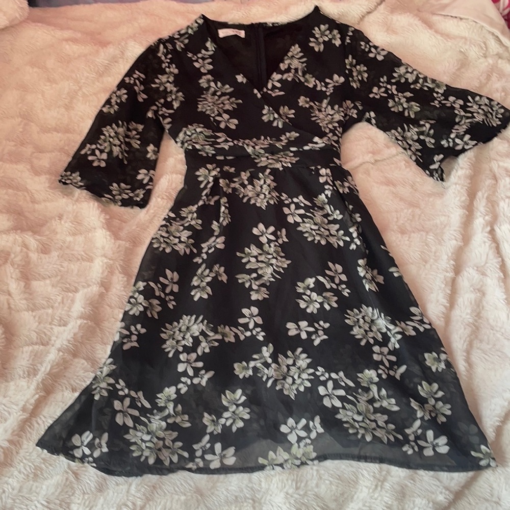 Floral mini dress